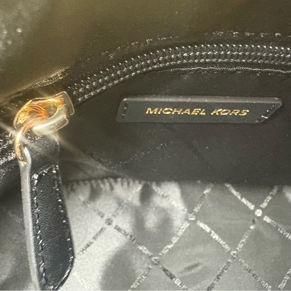 Michael Kors Kiri Small Dome Satchel in Black - Picture 6 of 9
